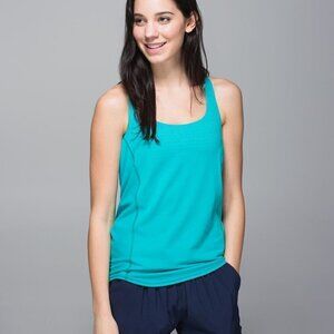 Lululemon Blue Tropics Wild Tank Size 8